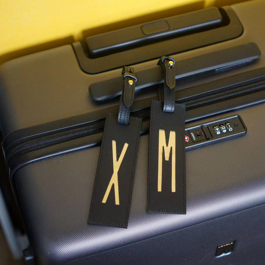 Personalized Leather Luggage Tag