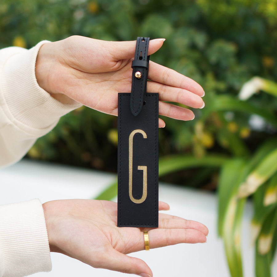 Personalized Leather Luggage Tag
