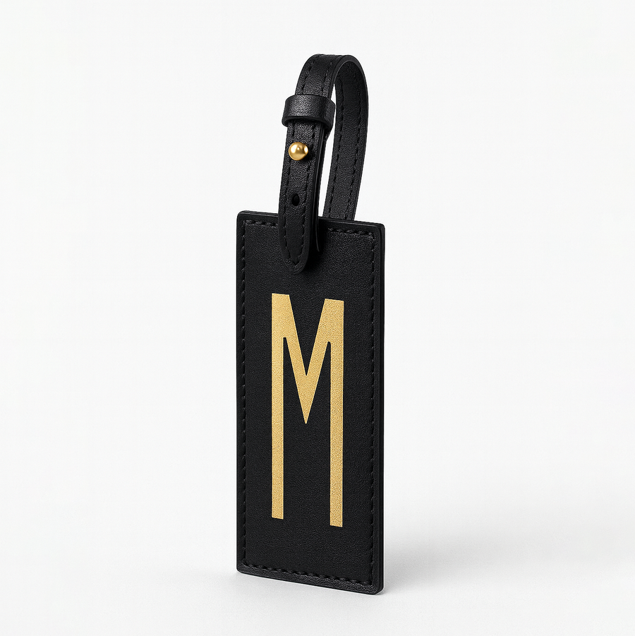 Personalized Leather Luggage Tag