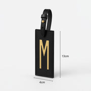 Personalized Leather Luggage Tag